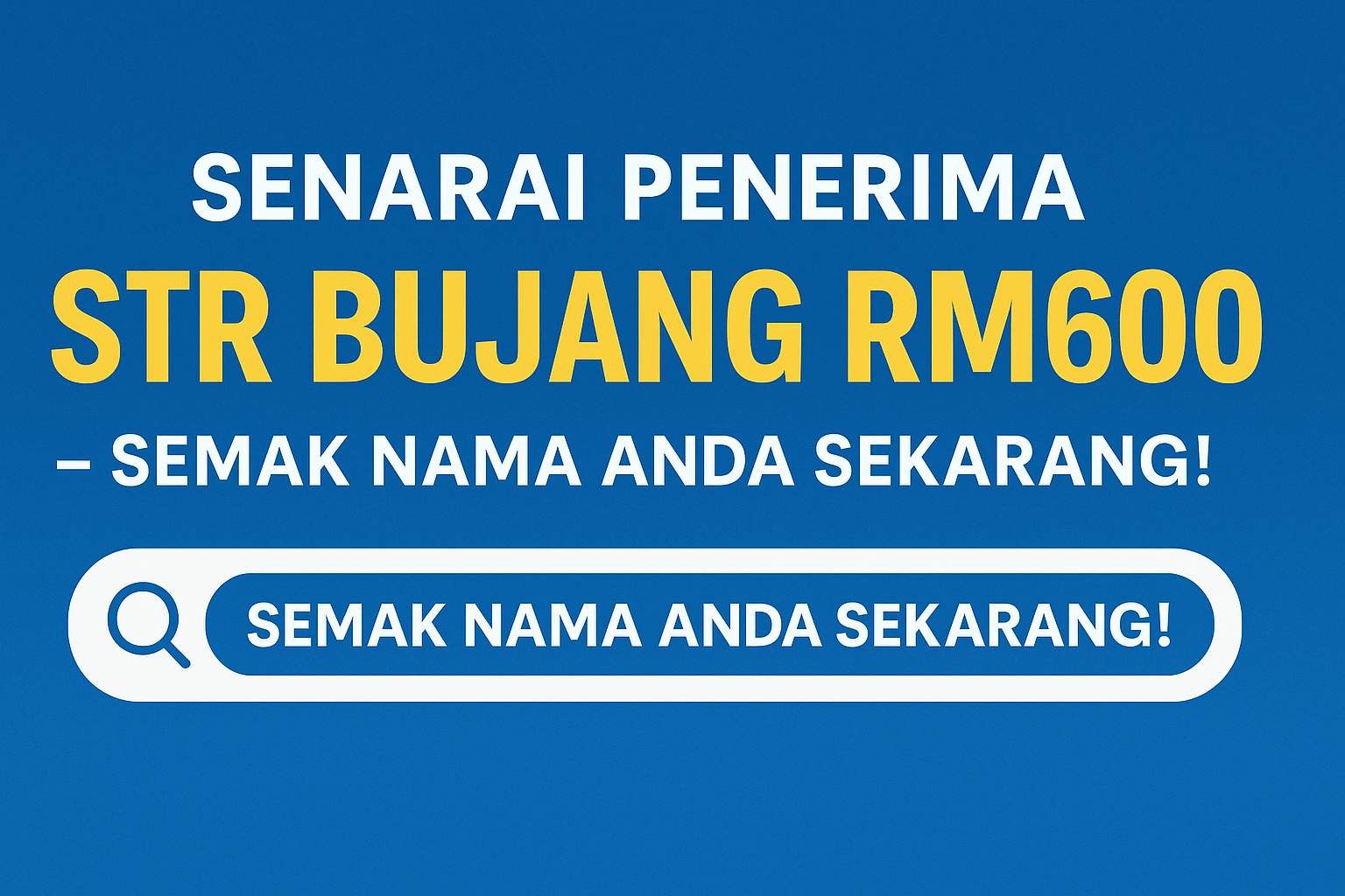 STR Bujang RM600