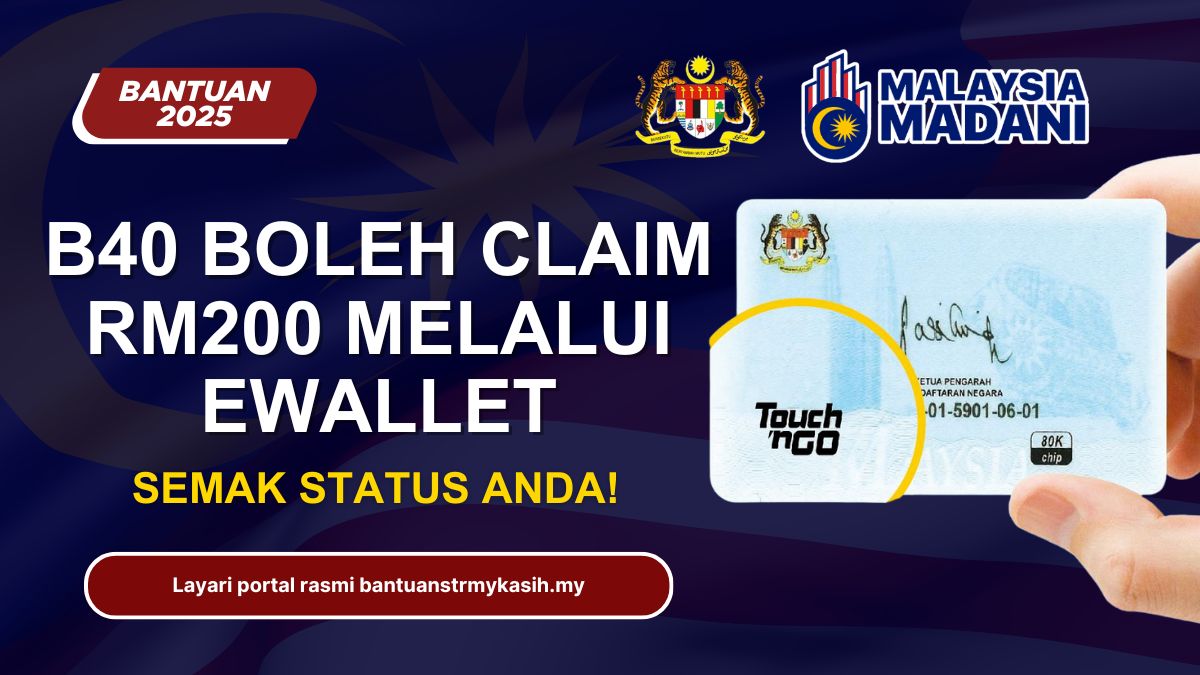 CLAIM RM200 SEGERA MELALUI EWALLET