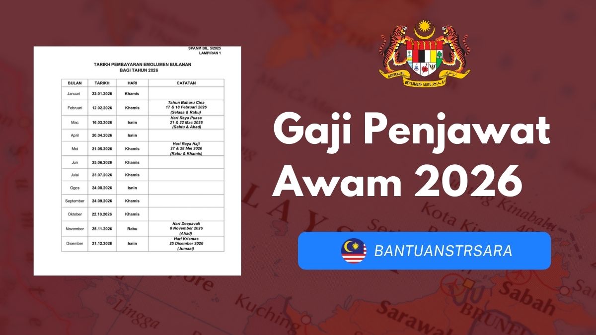 gaji penjawat awam 2026